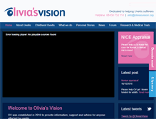Tablet Screenshot of oliviasvision.org